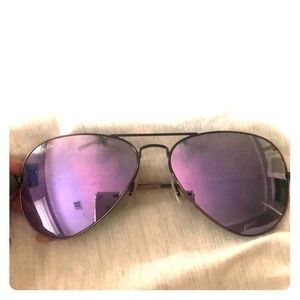 Ray Ban Purple Flash Aviators